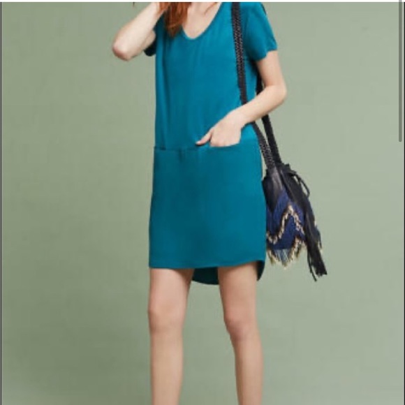 Anthropologie Dolan Left Coast Lorin Tunic Shift Dress Black size XXSmall - Picture 2 of 12